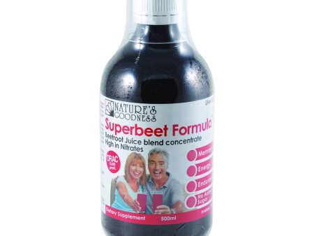 Nature S Goodness Superbeet Formula Beetroot Juice Blend Concentrate 500ml For Discount