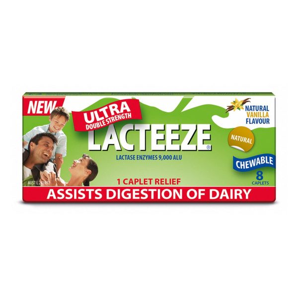 Lacteeze Ultra Double Strength Chewable 8C For Cheap