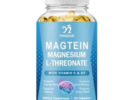 Magtein Magnesium L Threonate (60 Capsules) Hot on Sale