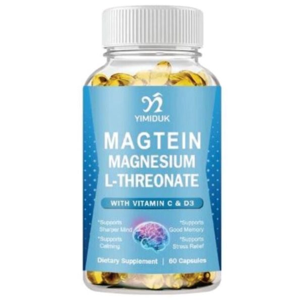 Magtein Magnesium L Threonate (60 Capsules) Hot on Sale