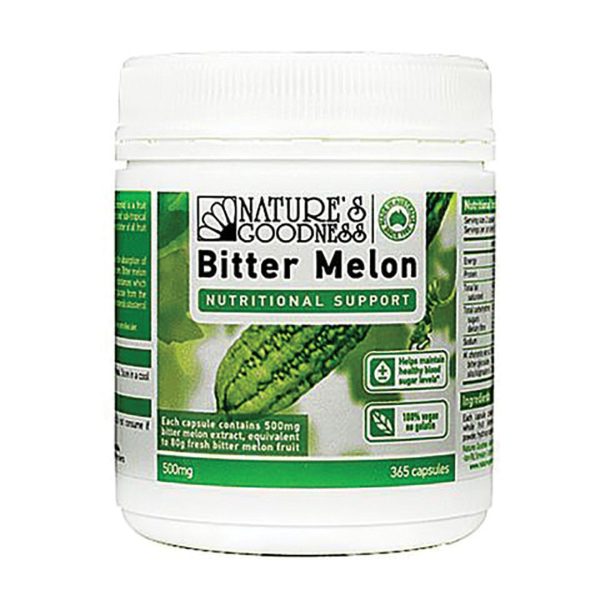 Nature S Goodness Bitter Melon 500Mg 365 Capsules Online now