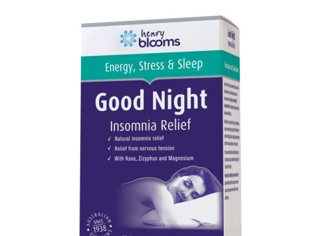 Henry Blooms Good Night Insomnia Relief 60 Veggie Capsules Online