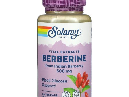 Solaray Berberine 500mg 60 VegCaps Hot on Sale