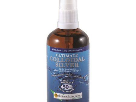 Medicines From Nature Ultimate Colloidal Silver 50Ppm 100ml Spray Sale