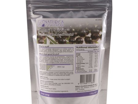 Nature S Goodness Acai Power Vacuum Dried 150g Hot on Sale