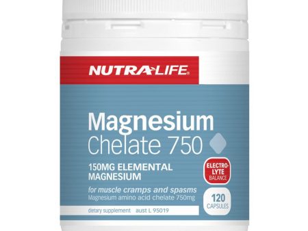 Nutralife Magnesium Chelate 750 120 Capsules Online Hot Sale