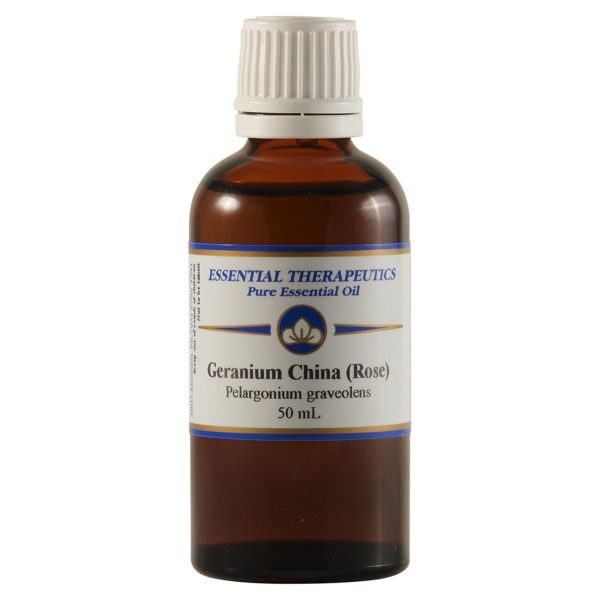 Essential Therapeutics Essential Oil Geranium China (Rose) 50ml Hot on Sale