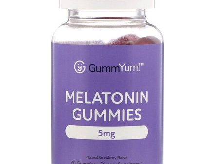 GummYum! Melatonin Gummies Natural Strawberry Flavor 2.5mg 60 Gummies Online Sale