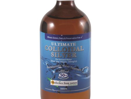 Medicines From Nature Ultimate Colloidal Silver 50Ppm 500ml For Discount