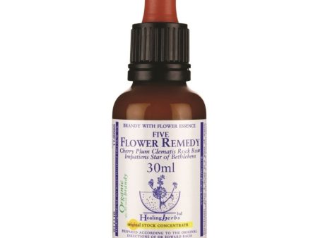 Healing Herbs 5 Flower Emergency Bach Flower Remedy 30ml Fashion