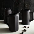 Still Life Pitcher in Matt Black For Sale