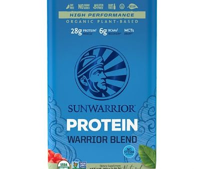 Sunwarrior Warrior Blend Organic Plant-Based Protein Natural 1.65 lbs For Cheap