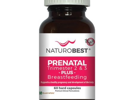 Naturobest Prenatal Trimester 2 & 3 Plus Breastfeeding 60 Capsules For Discount