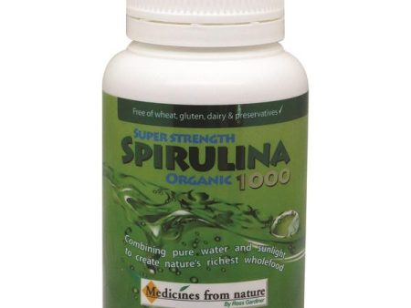 Medicines From Nature Super Strength Spirulina Organic 1000, 60 Capsules Discount