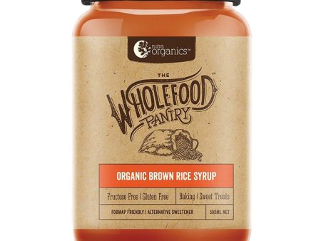 Nutra Organics The Wholefood Pantry Organic Brown Rice Syrup 500ml Hot on Sale