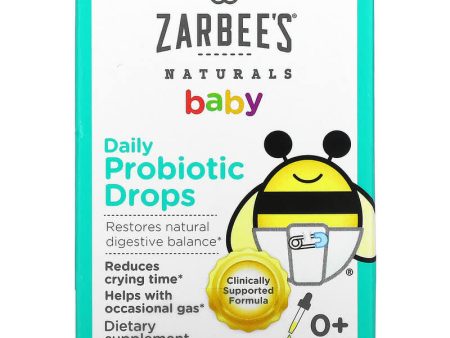 Zarbee s, Baby, Daily Probiotic Drops, 0+ Months, 0.27 fl oz ( 8 ml) on Sale