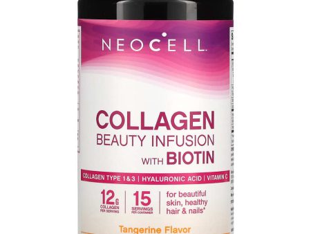 NeoCell, Collagen Beauty Infusion Drink Mix with Biotin, Tangerine, 11.6 oz (330 g) Online Hot Sale