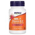 NOW Foods, MK-7 Vitamin K-2, Extra Strength, 300 mcg, 60 Veg Capsules Cheap