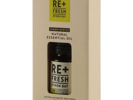 Re+Fresh Byron Bay Lemon Myrtle Natural Essential Oil 12ml Boxed For Sale