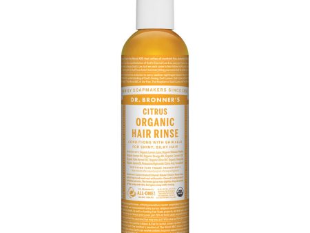 Dr.Bronner S Organic Hair Rinse Conditioning Citrus 237ml Supply