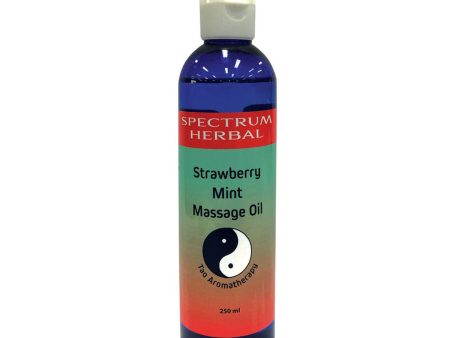 Spectrum Herbal Tao Aromatherapy Massage Oil Strawberry Mint 250ml Cheap