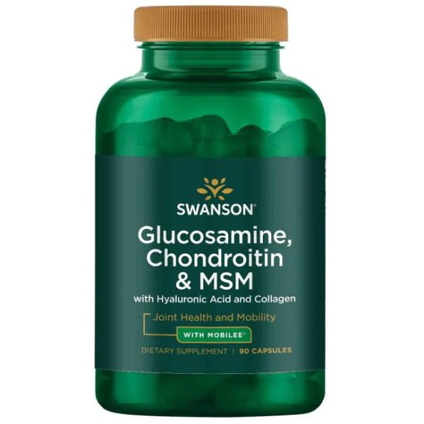 Glucosamine, Chondroitin & MSM with Hyaluronic Acid and Collagen 90 capsules Online