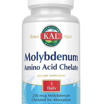 KAL Kal Molybdenum Chelated -- 250 mcg - 100 MicroTablets For Discount