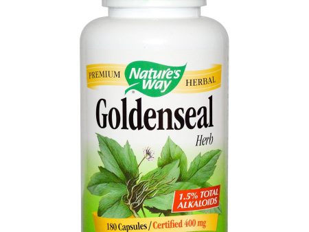 Nature s Way, Goldenseal Root, 570 mg, 100 Vegan Capsules Online Sale