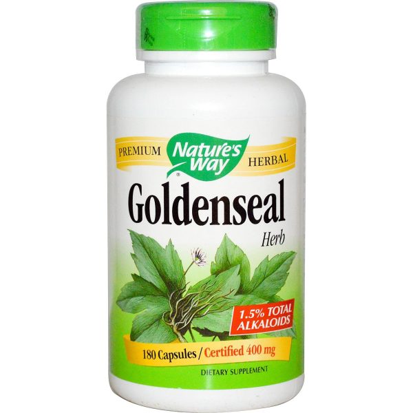 Nature s Way, Goldenseal Root, 570 mg, 100 Vegan Capsules Online Sale