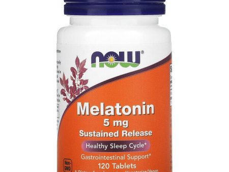 NOW Foods Melatonin 5mg 120 Tablets Online