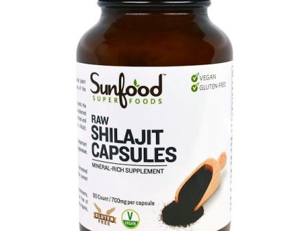 Sunfood Raw Shilajit Capsules 700mg 90 Capsules on Sale