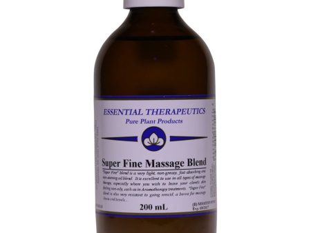 Essential Therapeutics Massage Blend Super Fine 200ml Supply