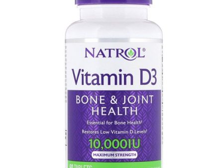 Natrol Vitamin D3 Maximum Strength 10000 IU 60 Tablets Fashion