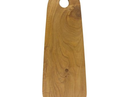 Teak Root Round-Edge Cutting Board Cheap