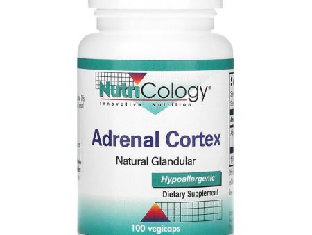 Nutricology, Adrenal Cortex, Natural Glandular, 100 Vegicaps Cheap