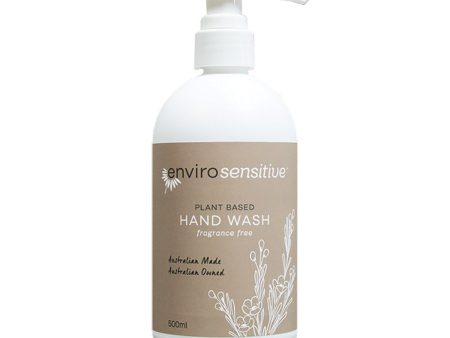 Envirosensitive Plant Based Hand Wash Fragrance Free 500ml Supply