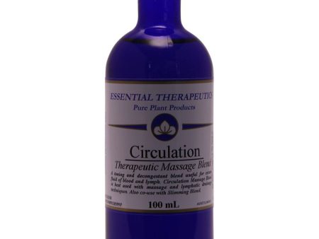 Essential Therapeutics Massage Blend Circulation 100ml For Cheap