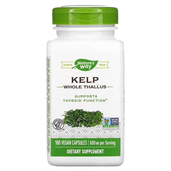 Nature s Way, Kelp, 600 mg, 180 Capsules Online Hot Sale