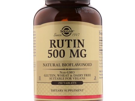 Solgar Rutin 500mg 250 Tablets Supply