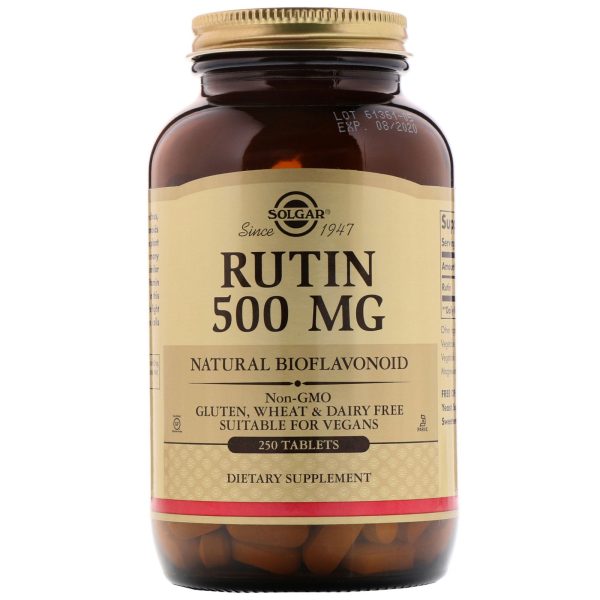 Solgar Rutin 500mg 250 Tablets Supply