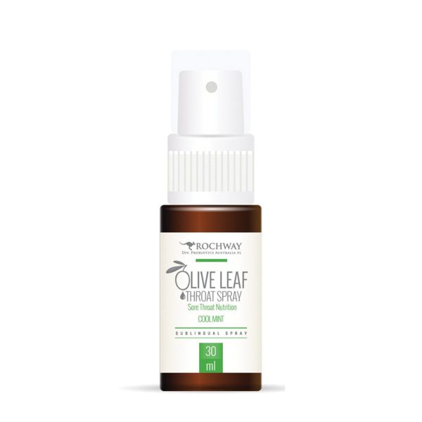 Rochway Olive Leaf Throat Spray Cool Mint 30ml on Sale