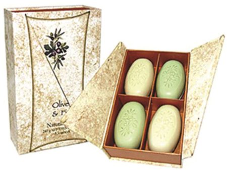 Clover Fields Olive & Fig Boxed Soap x 4 Pack on Sale