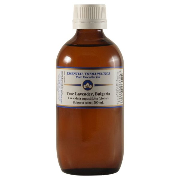 Essential Therapeutics Essential Oil True Lavender Bulgaria 200ml on Sale