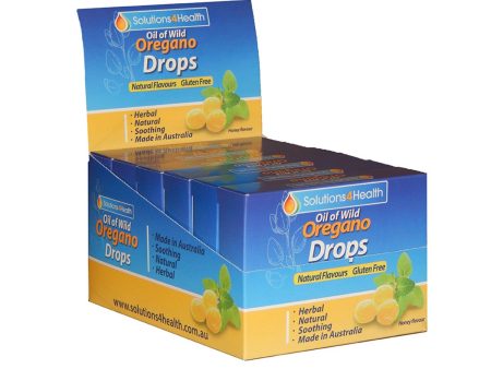 Solutions 4 Health Oil Of Wild Oregano Lozenge Drops 12 Pack x 6 Display For Discount