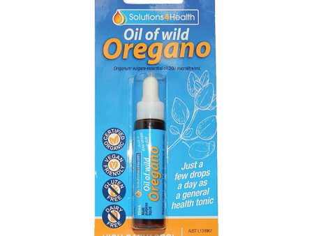 Solutions 4 Health Oil Of Wild Oregano 10ml Online