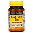 Mason Natural Melatonin 5mg 60 Tablets For Discount