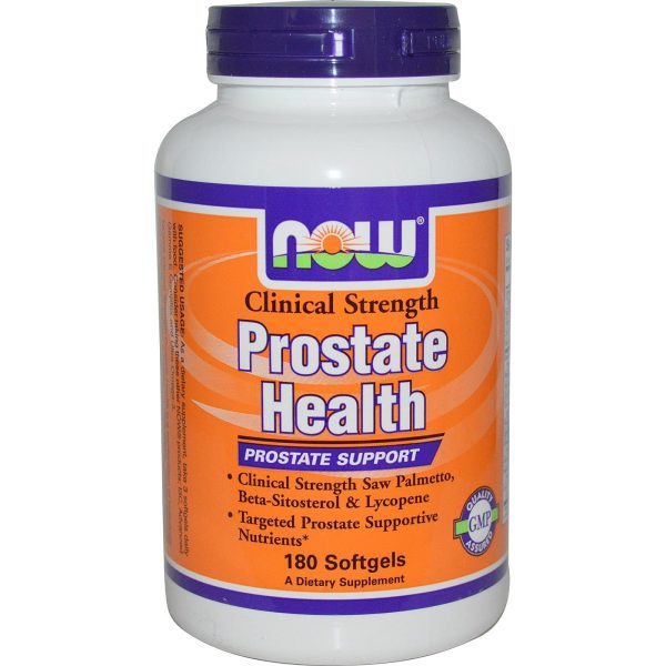 Now Foods, Prostate Health, Clinical Strength, 180 Softgels on Sale