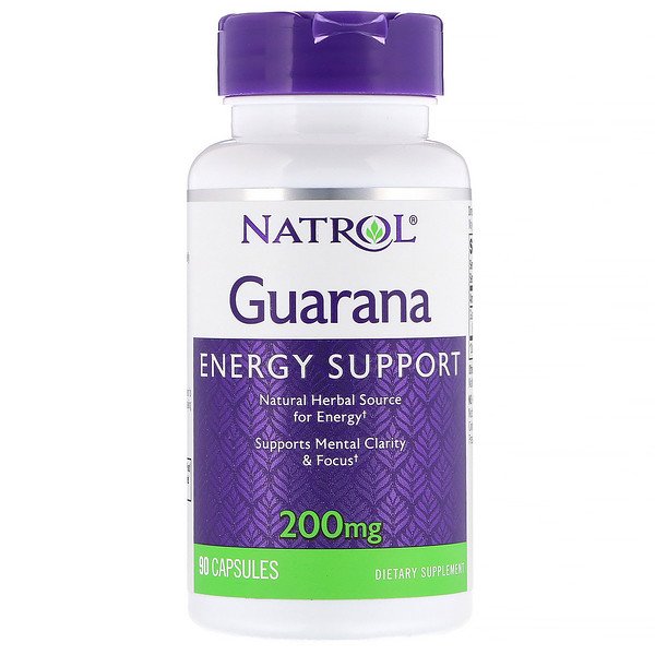 Natrol, Guarana, 200 mg, 90 Capsules Cheap