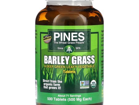 Pines International, Barley Grass, 500 Tablets Sale