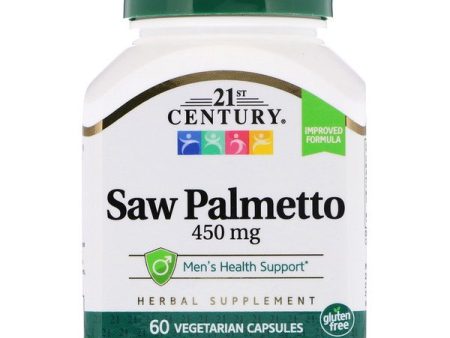 21st Century Saw Palmetto 450mg 60 Vegetarian Capsules on Sale